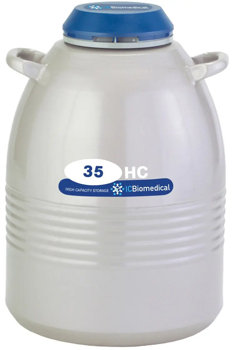 VHC35 dewar and roller base